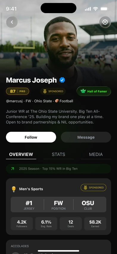 Verified profile